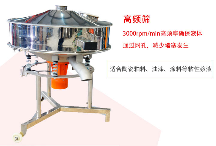 該產(chǎn)品是針對漿液過濾設(shè)計的一種高頻篩分機。
