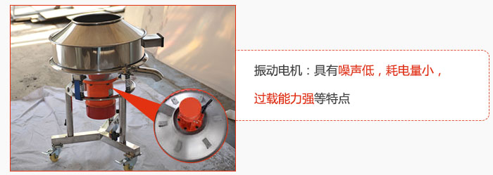 振動電機：具有噪聲低，耗電量小，過載能力強等特點