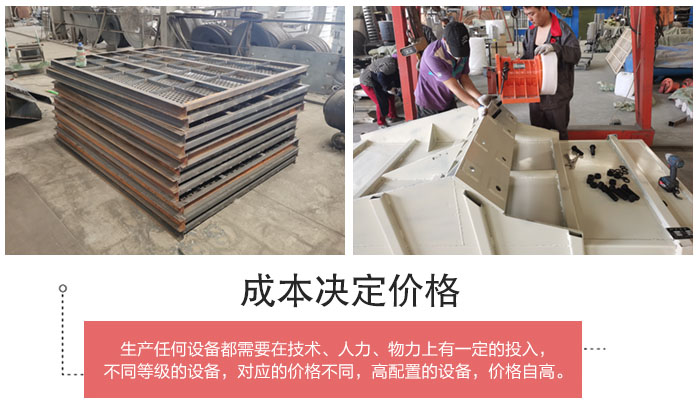 直線篩分機篩網(wǎng)，篩箱部件展示